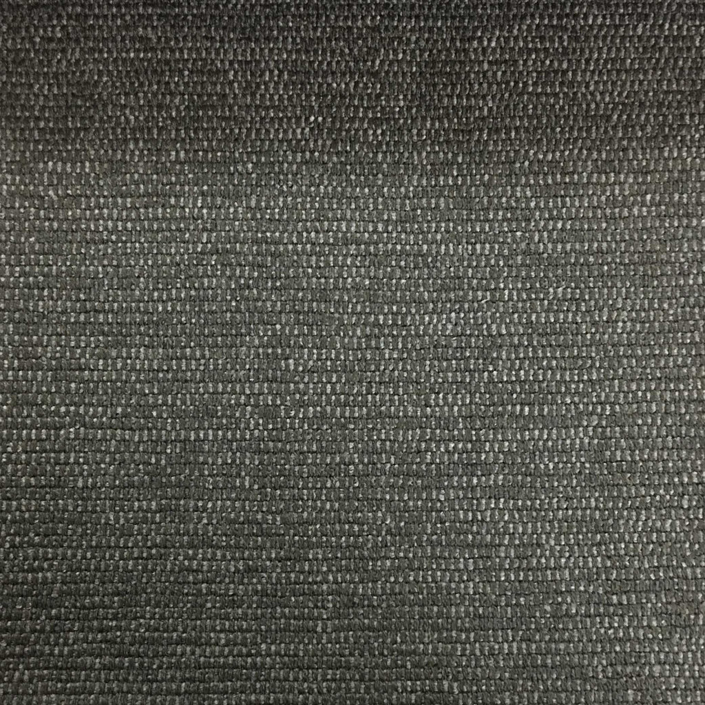 Hugh - Solid Woven Linen Upholstery Fabric by the Yard - Available in 22 Colors - Gunmetal - Top Fabric - 9