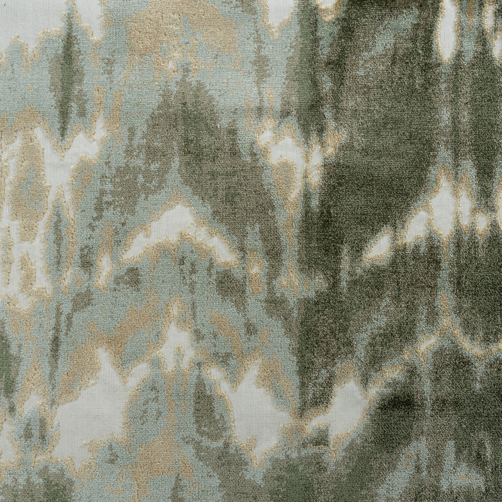 KANOKO - ABSTRACT DESIGNER PATTERN CUT VELVET UPHOLSTERY FABRIC BY THE YARD