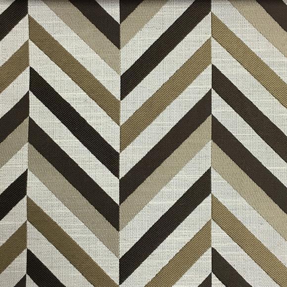 Leyton - Jacquard Fabric Designer Pattern Home Decor Drapery & Pillow Fabric by the Yard - Available in 8 Colors - Bark - Top Fabric - 3