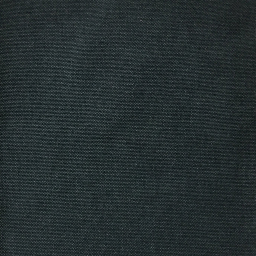 Lido - Cotton Canvas Upholstery Fabric by the Yard - Available in 16 Colors - Midnight - Top Fabric - 12