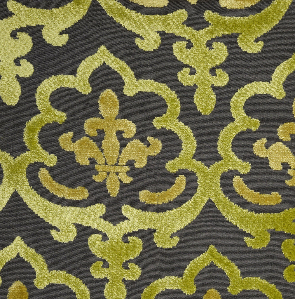 MARRAKESH - DAMASK PATTERN CUT VELVET UPHOLSTERY FABRIC