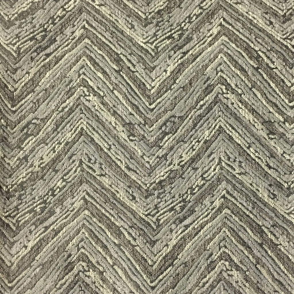 Norwich - Chevron Pattern Heavy Chenille Upholstery Fabric by the Yard - Available in 8 Colors - Driftwood - Top Fabric - 8