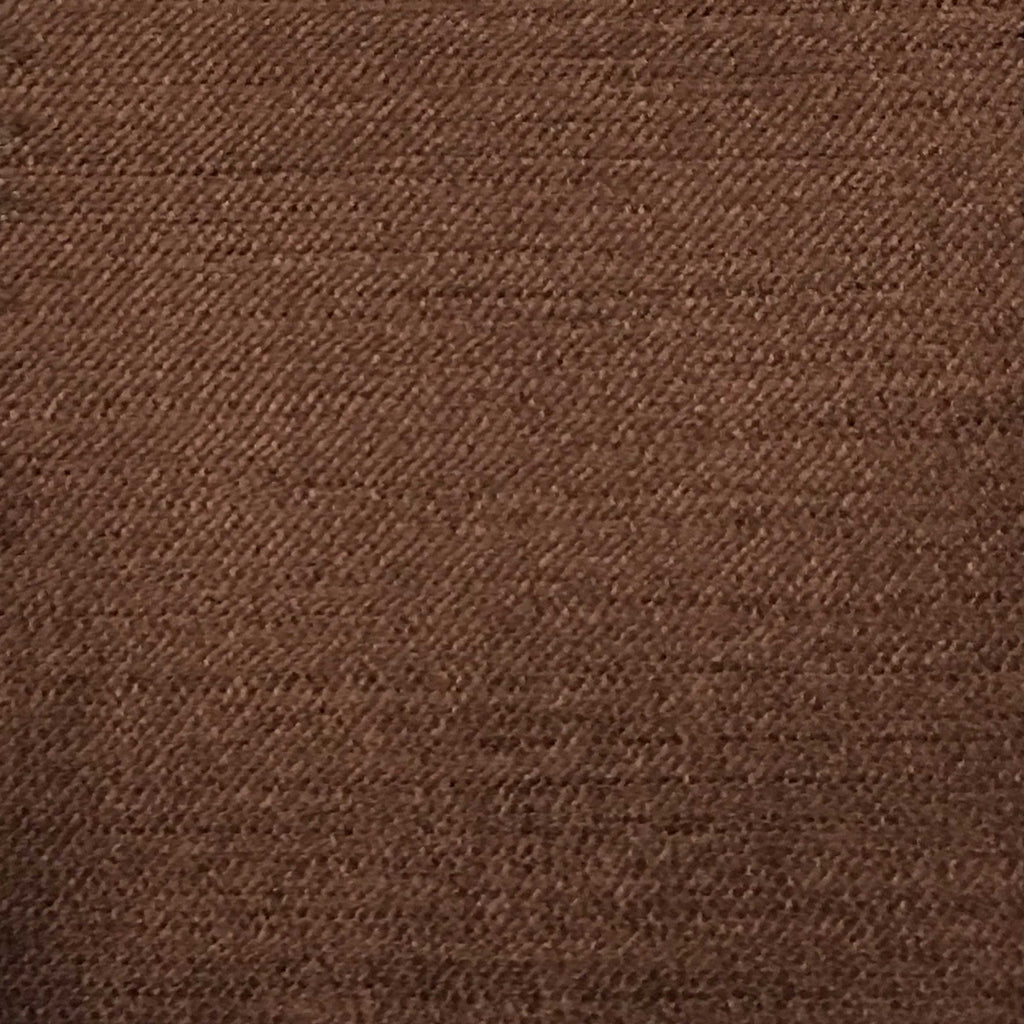 Queen - Lustrous Metallic Solid Cotton Rayon Blend Upholstery Velvet Fabric by the Yard - Available in 83 Colors - Brown - Top Fabric - 79