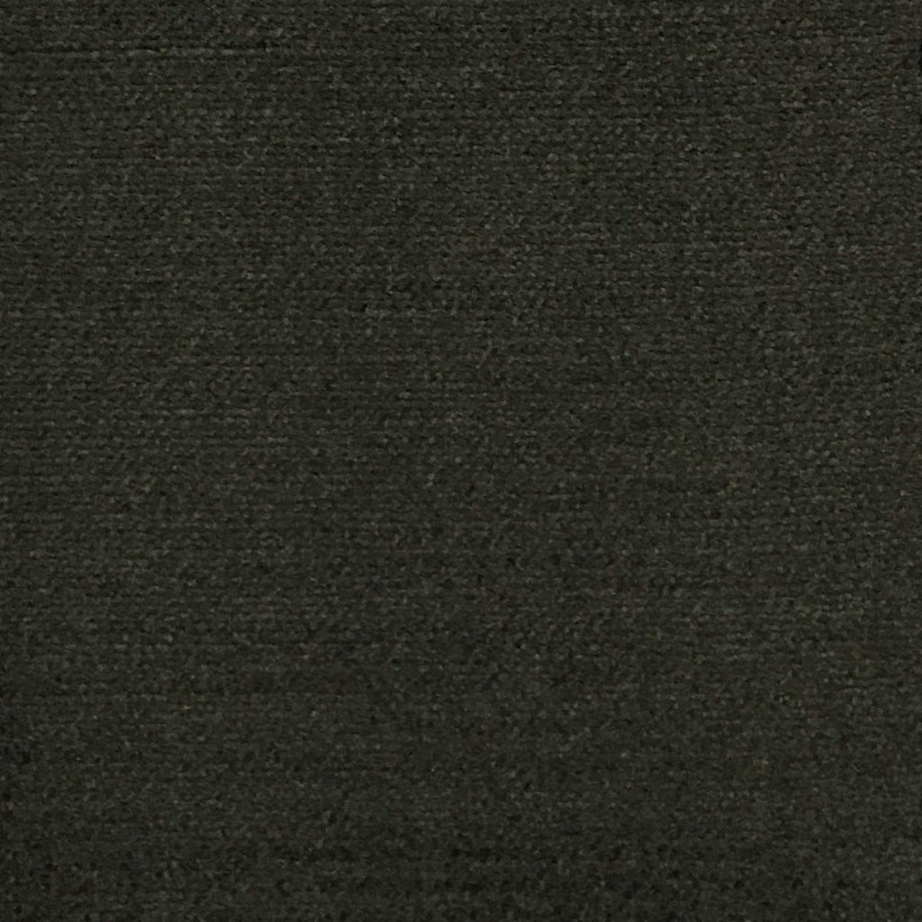 Queen - Lustrous Metallic Solid Cotton Rayon Blend Upholstery Velvet Fabric by the Yard - Available in 83 Colors - Espresso - Top Fabric - 30