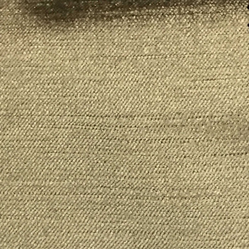 Queen - Lustrous Metallic Solid Cotton Rayon Blend Upholstery Velvet Fabric by the Yard - Available in 83 Colors - Prairie Sand - Top Fabric - 76