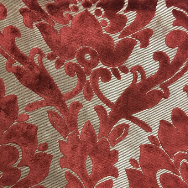Plumage-Hawaii Cut Velvet Upholstery Fabric Top Fabric Color: Savannah