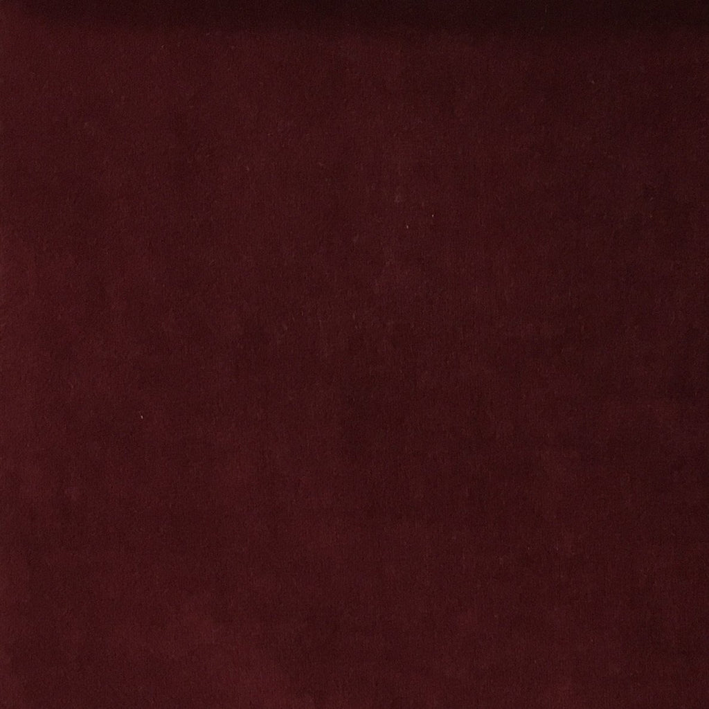 Royce - Solid Plush Padded Velvet Fabric Upholstery Fabric by the Yard - Available in 14 Colors - Berry - Top Fabric - 8