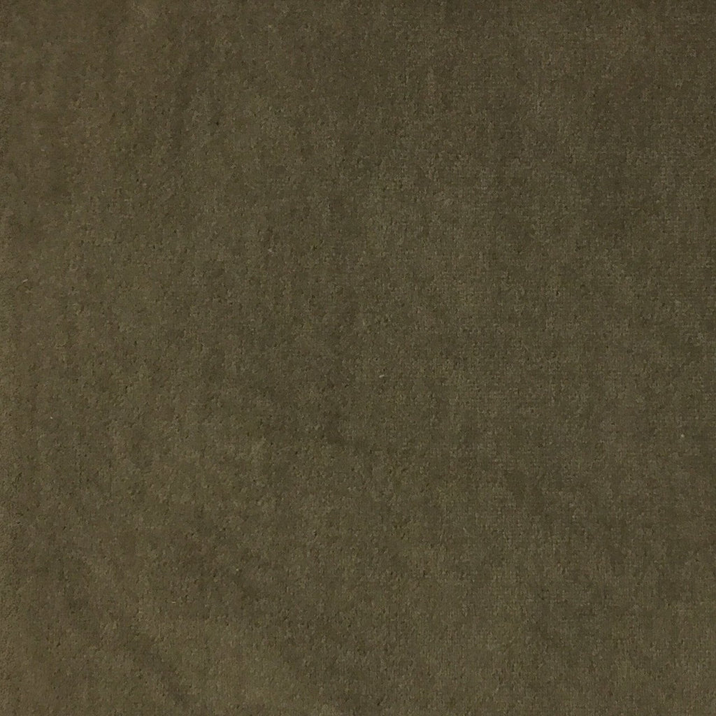 Royce - Solid Plush Padded Velvet Fabric Upholstery Fabric by the Yard - Available in 14 Colors - Peat - Top Fabric - 10