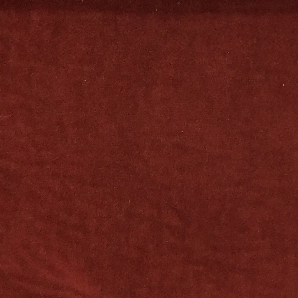 Royce - Solid Plush Padded Velvet Fabric Upholstery Fabric by the Yard - Available in 14 Colors - Rouge - Top Fabric - 3