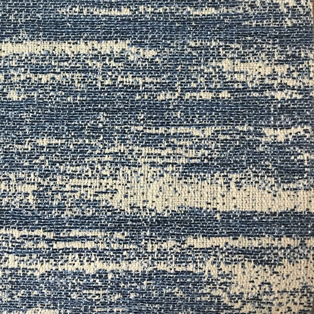 Sandy - Woven Texture Drapery & Upholstery Fabric by the Yard - Available in 16 Colors - Indigo - Top Fabric - 15