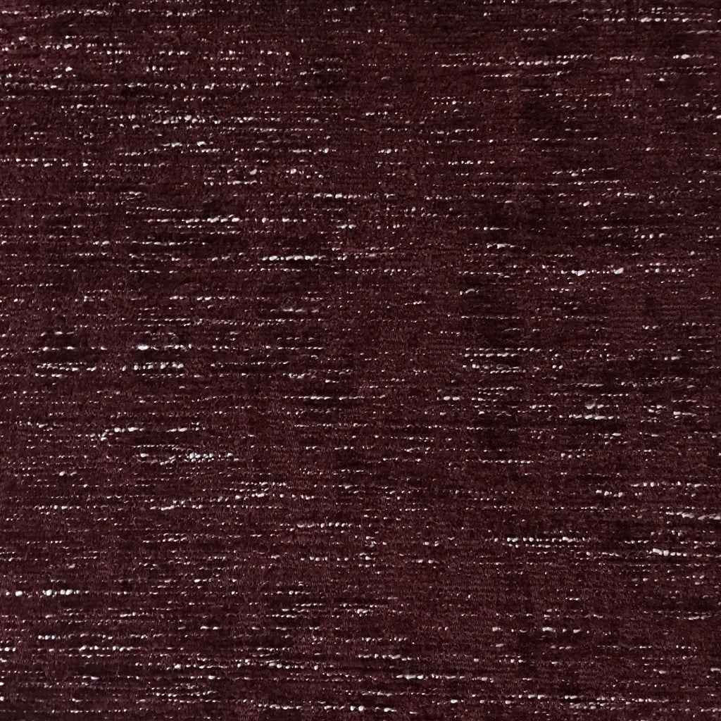 Saunders - Modern Chenille Fabric Upholstery Fabric by the Yard - Available in 22 Colors - Oxblood - Top Fabric - 3