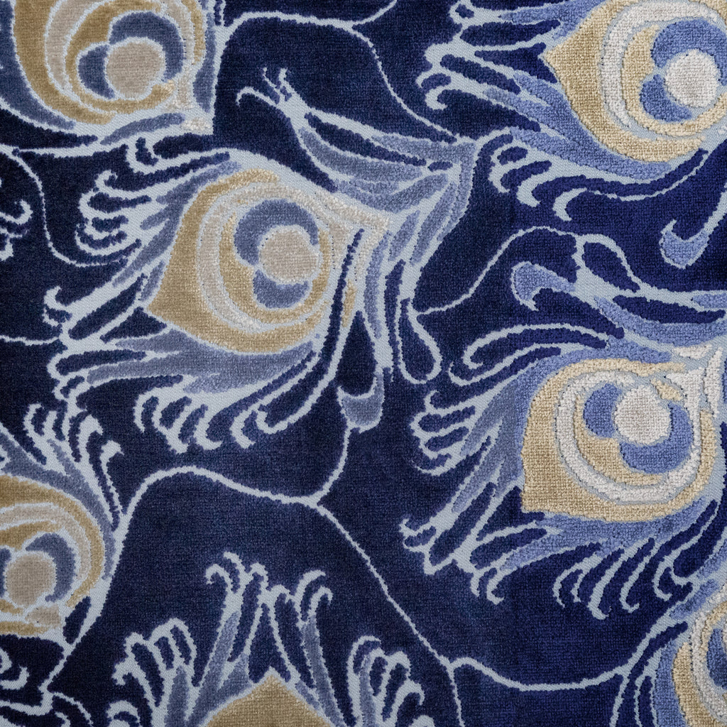 PLUMAGE -  CUT VELVET UPHOLSTERY FABRIC BY THE YARD