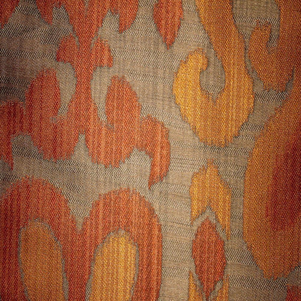 Baron - Jacquard Ikat Designer Pattern Home Decor Drapery Fabric by the Yard - Available in 9 Colors - Atomic - Top Fabric - 3